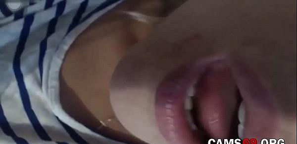  Chubby Mature Masturbates Showing her Feet on Webcam